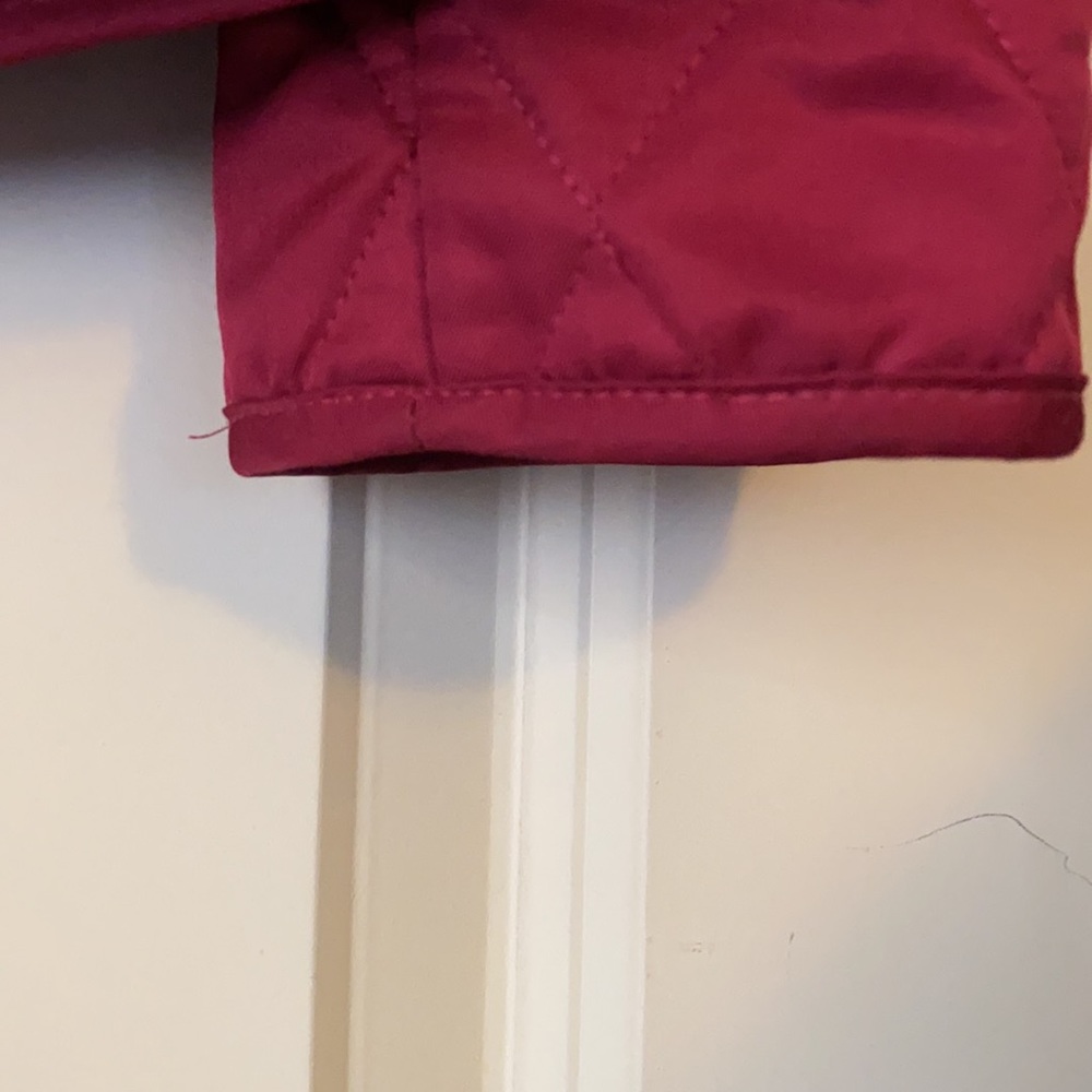 Burberry Quilted Bomber Jacket in Deep Burgundy - Picture 10 of 16